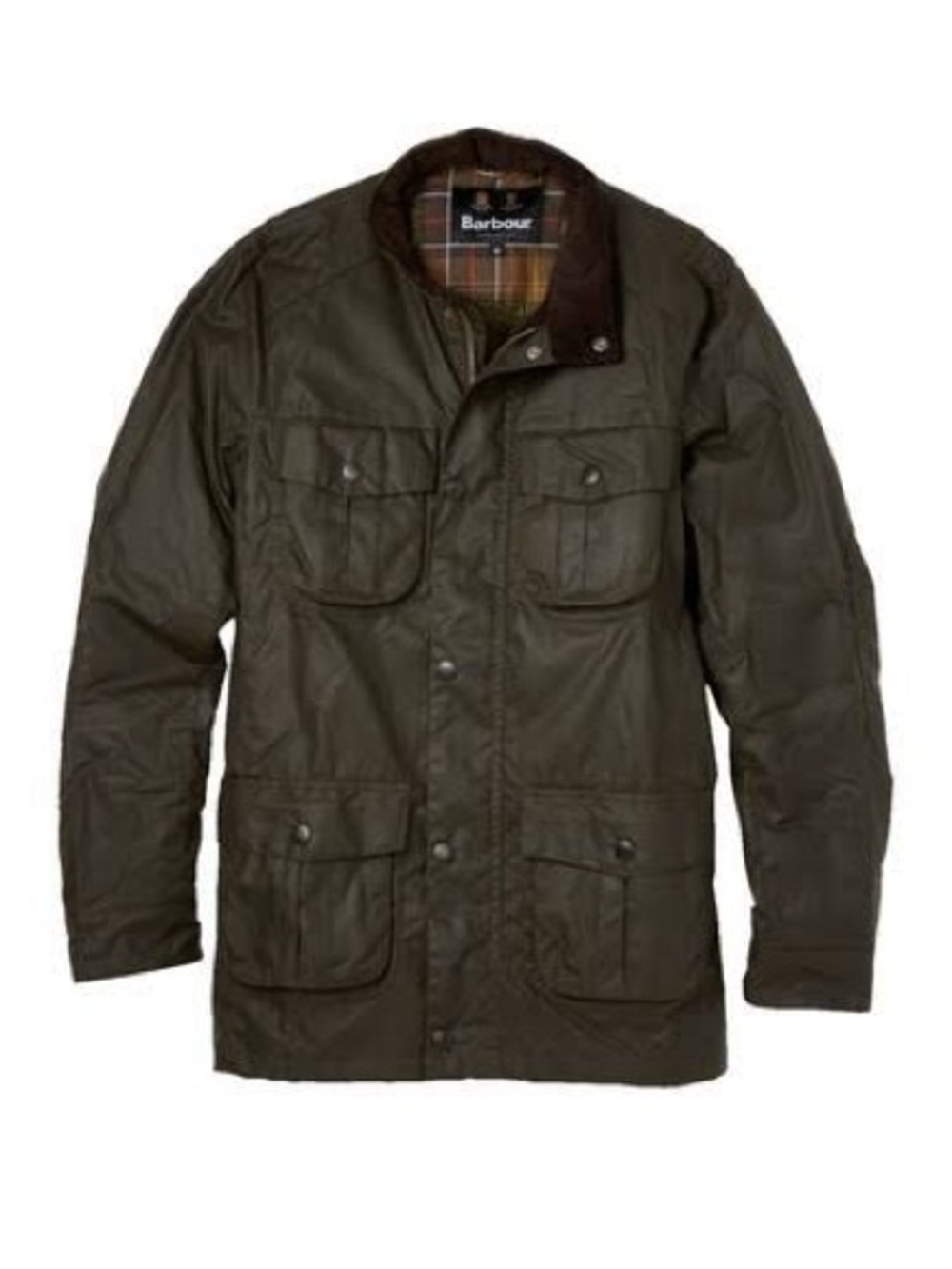 Barbour Field Marshal Waxed Military Style Jacket and Quilted Liner